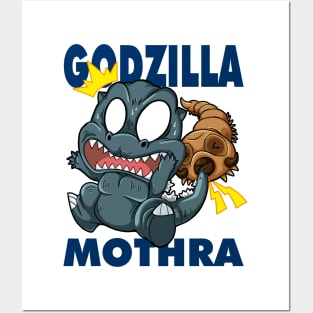 Godzilla VS Mothra I Posters and Art